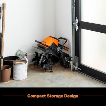 LawnMaster TE1216M Electric Tiller 12-Amp, 16-Inch