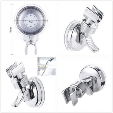Adjustable Wall Mount Holder Suction Bracket Shower Head Handset Bath Clip