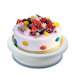 Rotating Cake Stand Cake Decorating Turntable Supplies with 24 Stainless Steel Tips, 3 Icing Smoother, 1 Pastry Bag, Cake Tip Brush, Cake Flower Lifter, Cake Flower Nail, Coupler, Cake Decorating Pen 