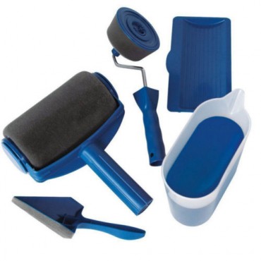 5Pcs/Set DIY Paint Runner Pro Roller The Renovator Pintar Facil Painting Kit