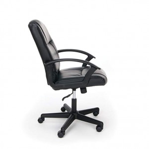 Essentials Leather Executive Office/Computer Chair with Arms - Ergonomic Swivel Chair (ESS-6000)
