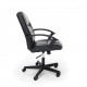 Essentials Leather Executive Office/Computer Chair with Arms - Ergonomic Swivel Chair (ESS-6000)