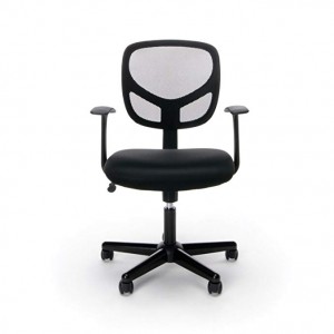 Essentials Swivel Mid Back Mesh Task Chair with Arms - Ergonomic Computer/Office Chair (ESS-3001)