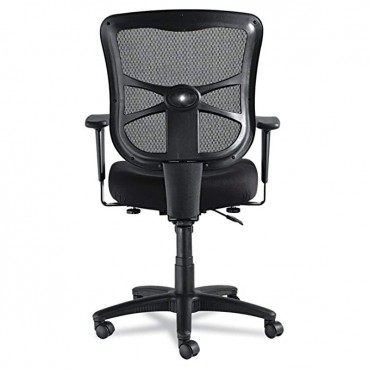 Alera Elusion Series Mesh Mid-Back Swivel/Tilt Chair, Black