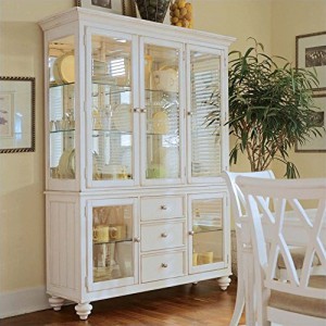 Beaumont Lane China Cabinet in Buttermilk Finish