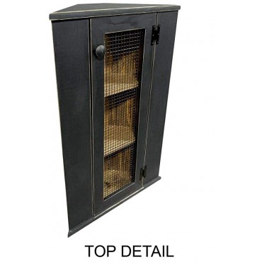 Corner Cabinet Set (Butternut Stain)