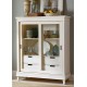 Liberty Furniture Summerhill Dining Display Cabinet, Rubbed Linen White Finish