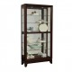 Pulaski Large Two Way Sliding Door Curio Cabinet, 42" x 15" x 83"