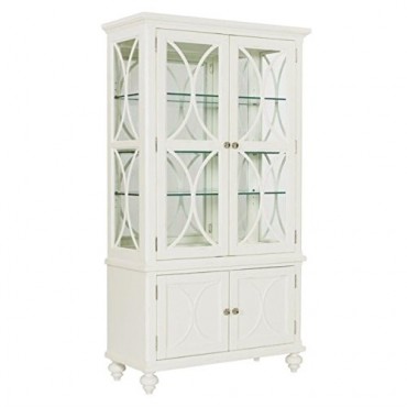 Beaumont Lane Curio China Cabinet in White