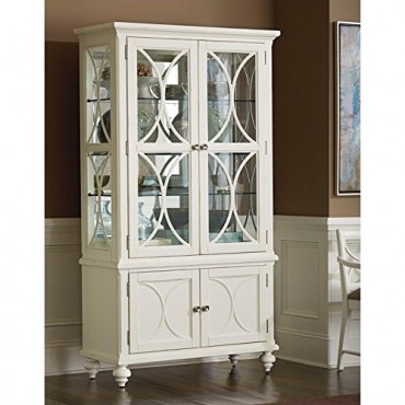 Beaumont Lane Curio China Cabinet in White